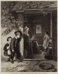 Auf dem Weg zur Schule